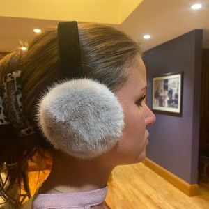 Handmade. Mink earmuffs.